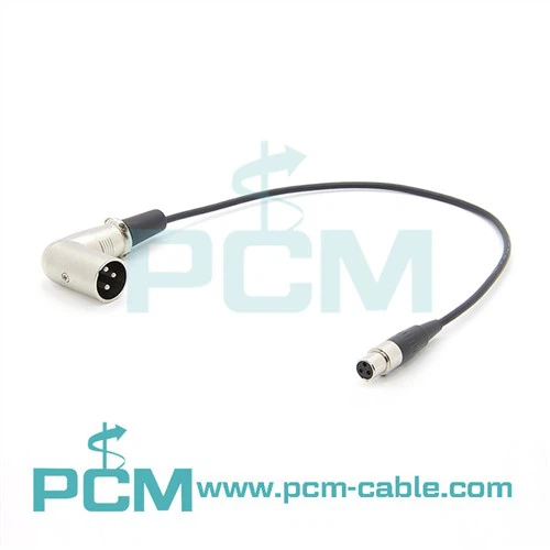 निम्न प्रोफ़ाइल XLR पुरुष से TA3F महिला केबल