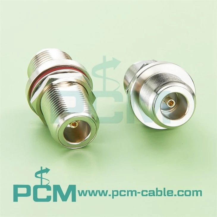Panel Mount N-Type Female to Female RF Bulkhead Coupler