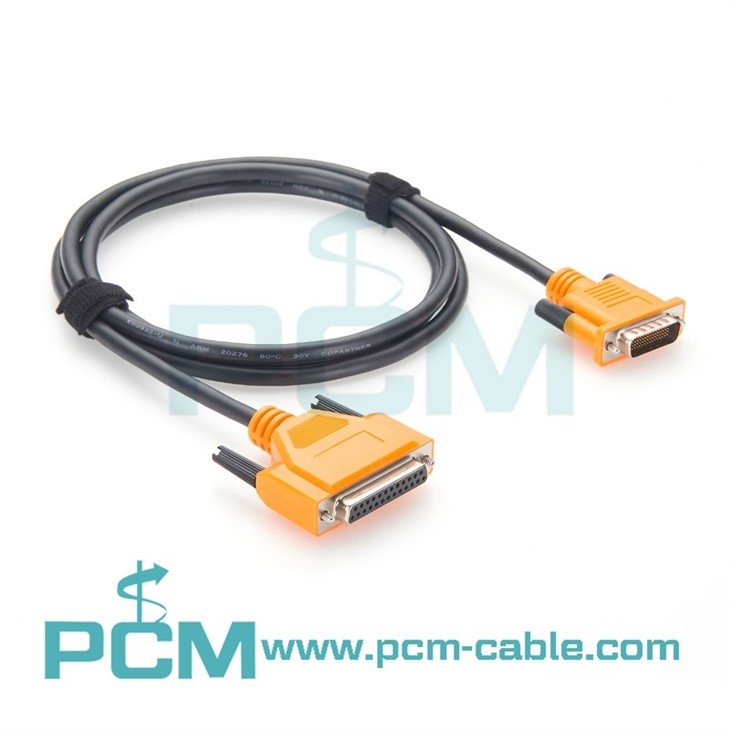 DB60 (LFH60) male to DB25 female RS-232 DCE cable compatible with Cisco CAB-232FC (72-0794-01)