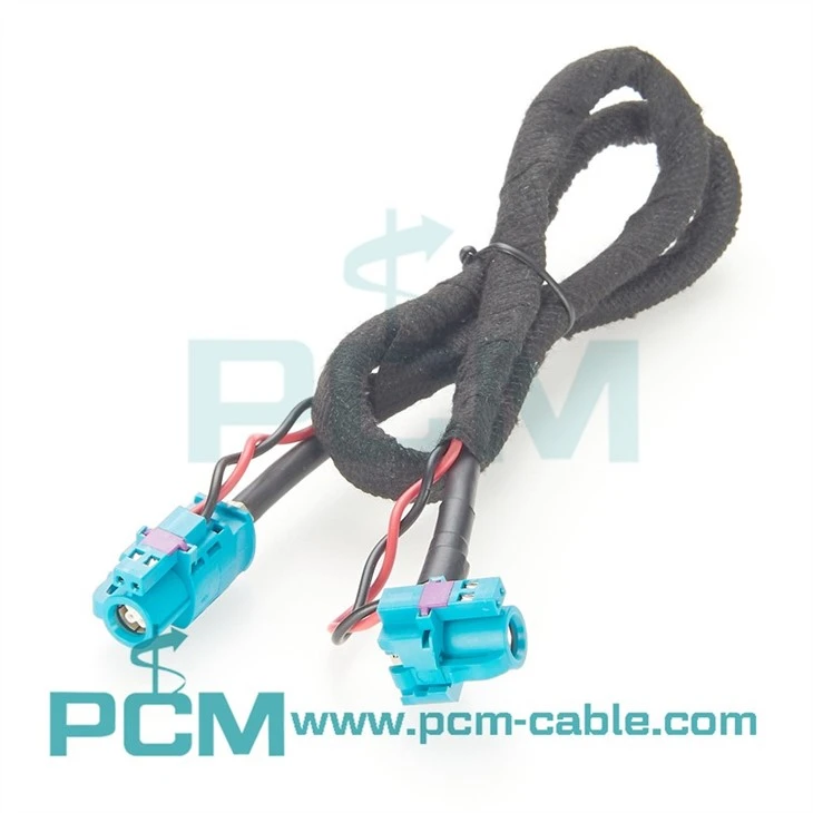 HSD LVDS Cable Right Angle 90 degree Jack High Speed Wire Harness LVDS Cable HSD Antenna Extension Cable