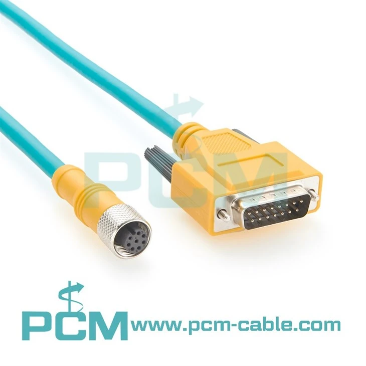 IO module cable M12 to DB15 Compatible Cognex In-Sight 5000 Series Vision System CIO-MICRO CIO-MICRO-CC IO module Cable