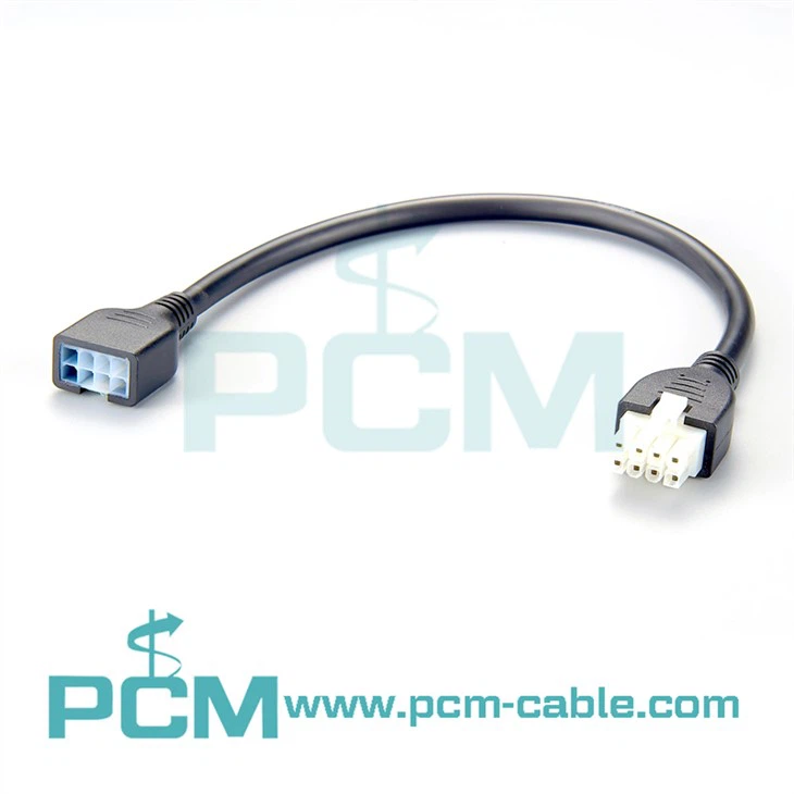 मिनी-फिट 8 वे पुरुष से महिला ओवरमोल्ड एक्सटेंशन केबल