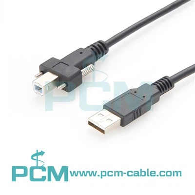उच्च फ्लेक्स USB 2.0 बी पुरुष केबल