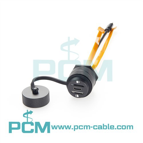 IP67 वॉटरप्रूफ़ 3-में-1 नैनो सिम कार्ड टीएफ कार्ड और यूएसबी कनेक्टर