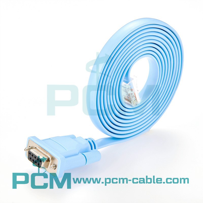 rj45 to db9 serial console cable rollover cable rj45 to db9 serial console cable rollover cable