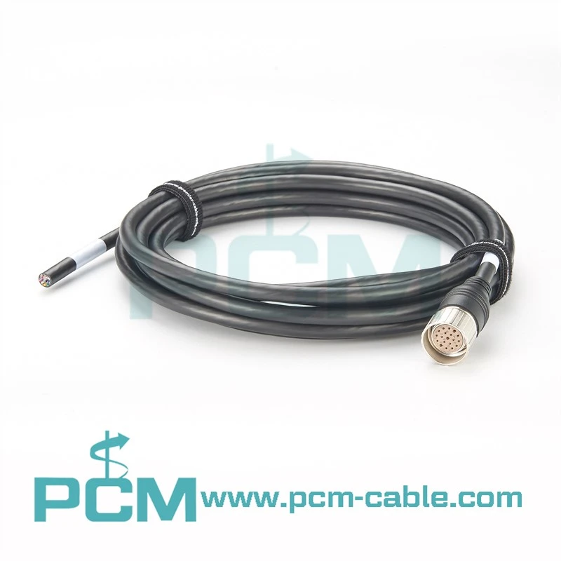 Connecting Cable with Plug Connector M23 19-pin Straight Connecting Cable with Plug Connector M23 19-pin Straight