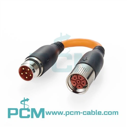 M23 सर्वो मोटर पावर केबल