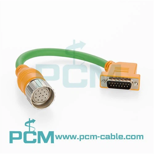 M23 से DB15 सर्वो एनकोडर सिग्नल फीडबैक केबल